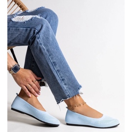 D/CEO Yafia plave balerinke od tkanine plava 1