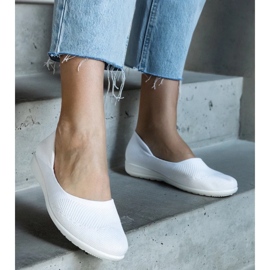 D/CEO Provencher balerinke od bijele tkanine bijela 1