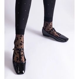 D/CEO Crne lakirane balerinke s Marseille remenom crna 1