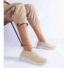 D/CEO Bež sportske slip-on tenisice Aquilina 1