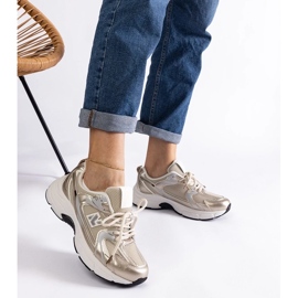 D/CEO Zlatne sportske cipele za žene tenisice Sedilla zlatni 2