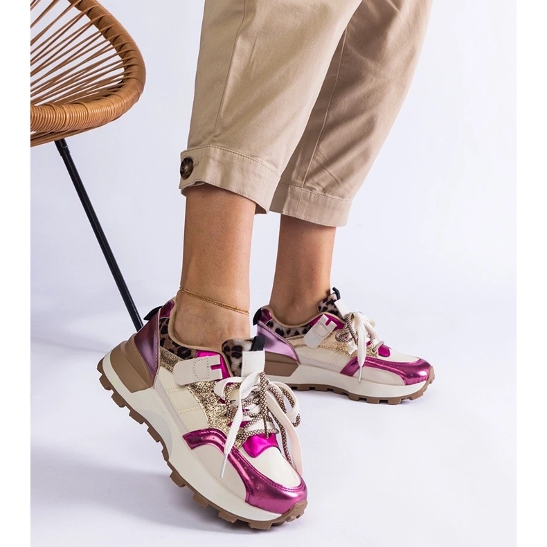 D/CEO Ružičaste tenisice ukrašene životinjskom motivom Soria ružičasta 2