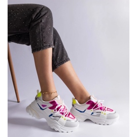 D/CEO Bijelo-ružičaste sportske tenisice Sulamita bijela 2