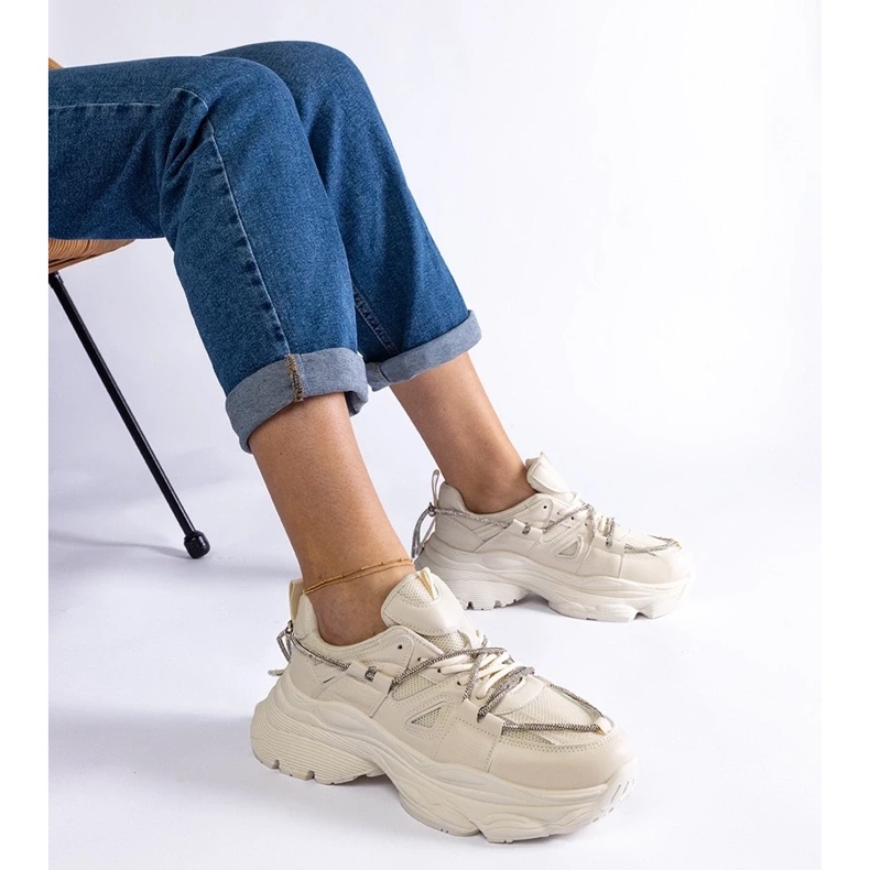 D/CEO Bež ženske sportske tenisice Ivett 1