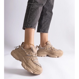 D/CEO Tamno bež ženske sportske tenisice Ivett 2