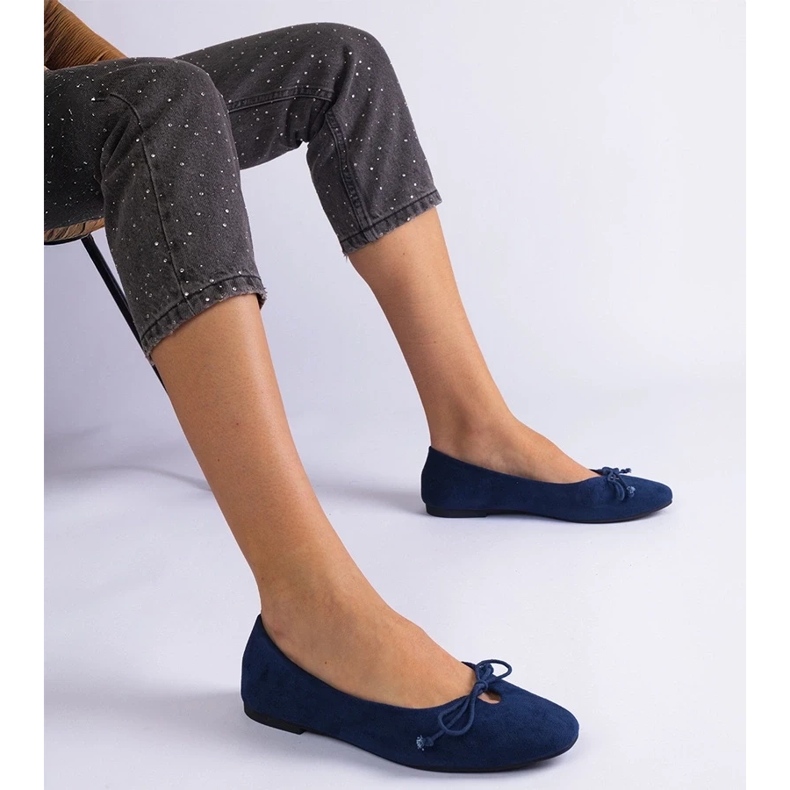 D/CEO Mornaričke balerine s dekorativnim pramčama Pollinos 2