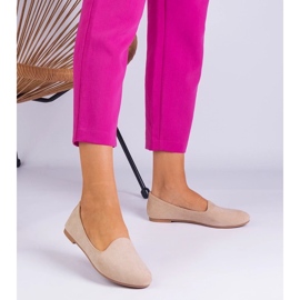 D/CEO Beige klasične balerine iz Ekozamsz Valensia bež 2