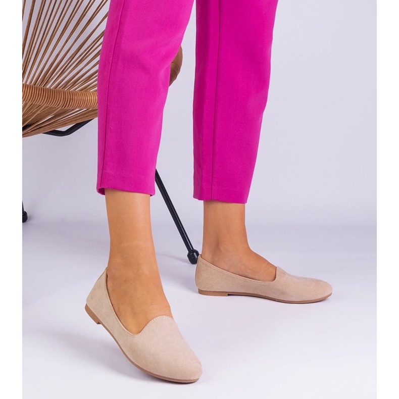 D/CEO Beige klasične balerine iz Ekozamsz Valensia bež 2