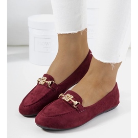 D/CEO Bordo mokasine s Cardoso kopčom crvena 1