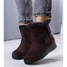 D/CEO Smeđe izolirane čizme na Capo klinu smeđa 1