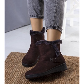 D/CEO Smeđe izolirane čizme na Capo klinu smeđa 2