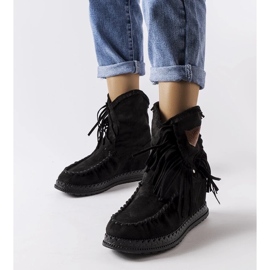 D/CEO Crne čizme na klin iz Giudice crno 2