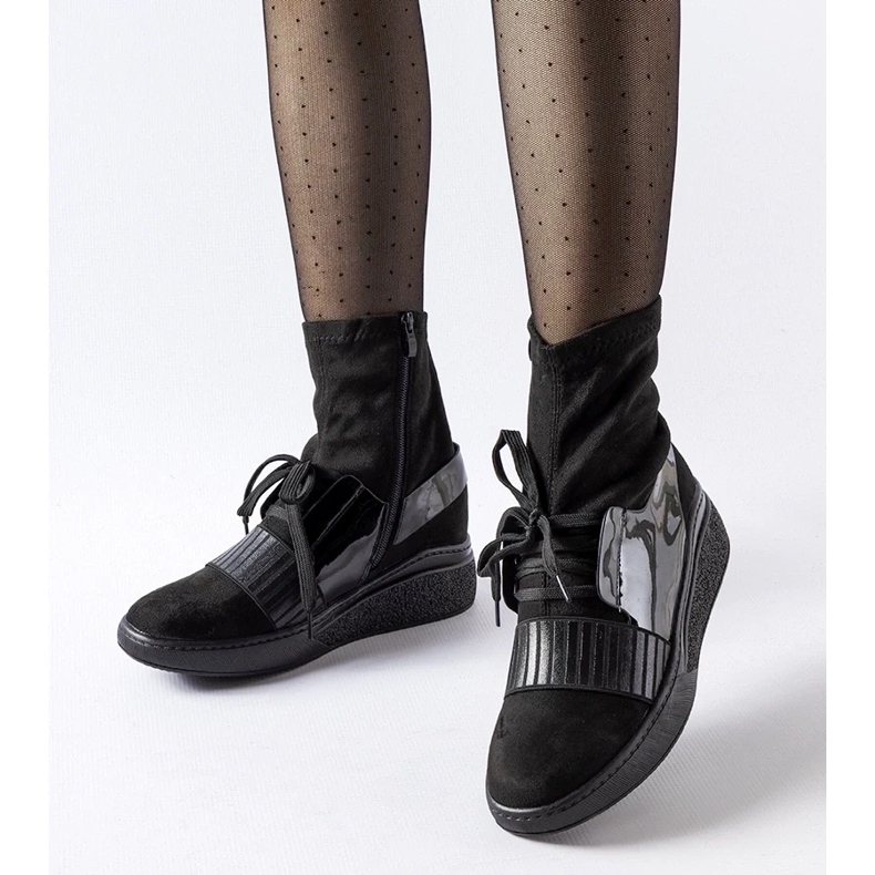 D/CEO Crne gležnjače Spoleto na klin crno 2