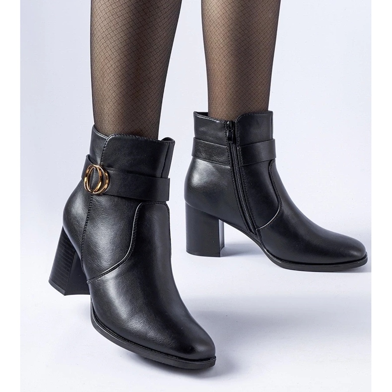 D/CEO Crne izolirane Muscoline gležnjače crno 2