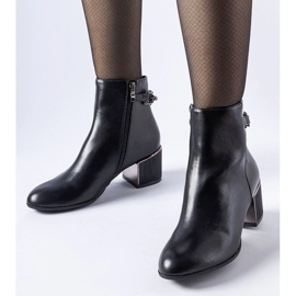 D/CEO Crne gležnjače ukrašene Fenughedu lancem crna 2