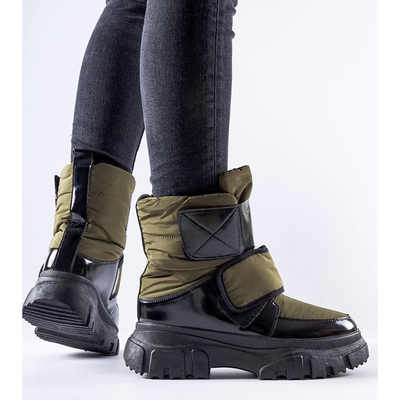 D/CEO Zelene izolirane Hutchinson čizme za snijeg zelena 1