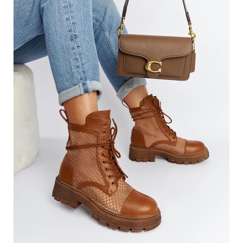 D/CEO Smeđe prozirne Waldeck čizme smeđa 1