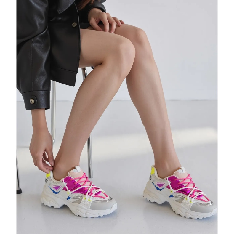 Ženske tenisice Zelora Rose Rose Crvene višebojan 2