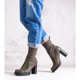 D/CEO Zelene gležnjače od Asera eko kože 2