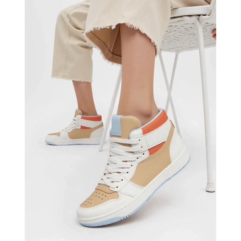 Ženske tenisice Veltor White/Khaki 1