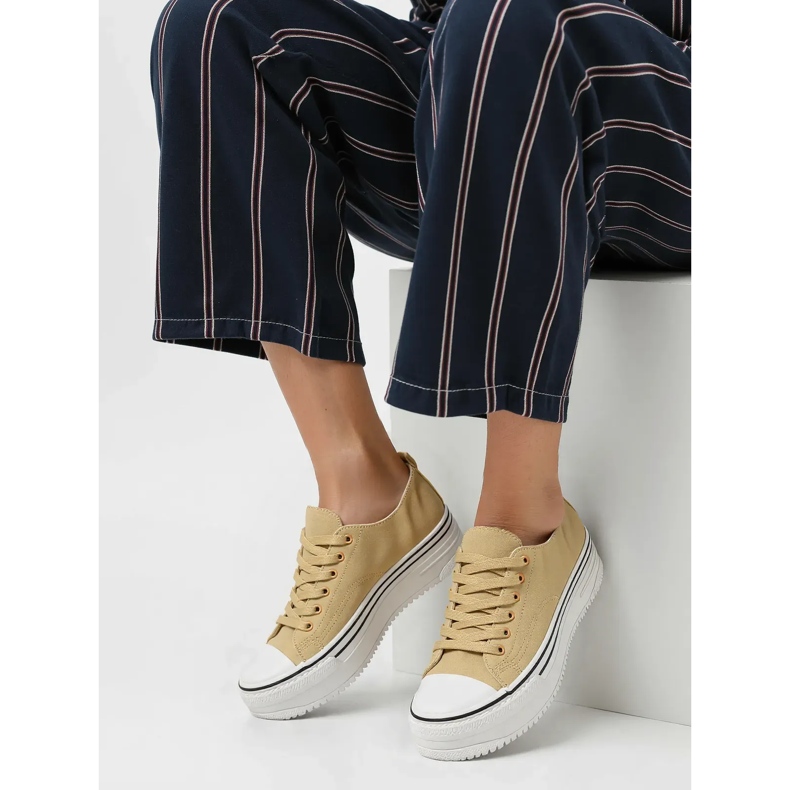 Ženske tenisice Kestor Khaki bež 2