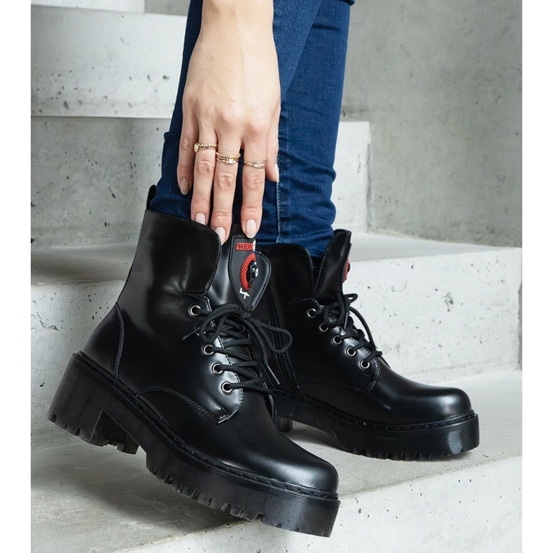 D/CEO Crne ženske Ranco čizme crna 2