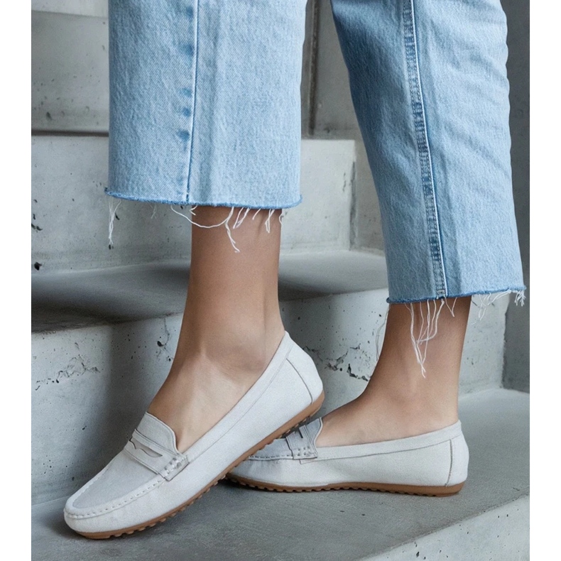 D/CEO Sive mokasine od eko antilop kože Cellarengo siva 1