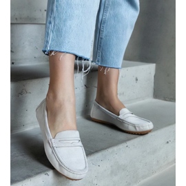 D/CEO Sive mokasine od eko antilop kože Cellarengo siva 2