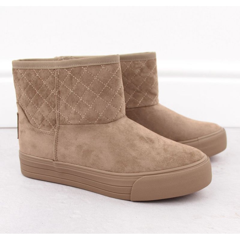 Ženske snježne čizme Big Star Int2041b beige bež 1