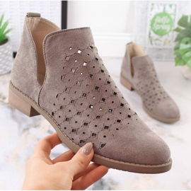 M.Daszyński Otvorene čizme M. Daszyński SAN12A BROWN smeđa 1