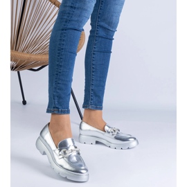 Srebrne klasične cipele s ukrasom srebro 1