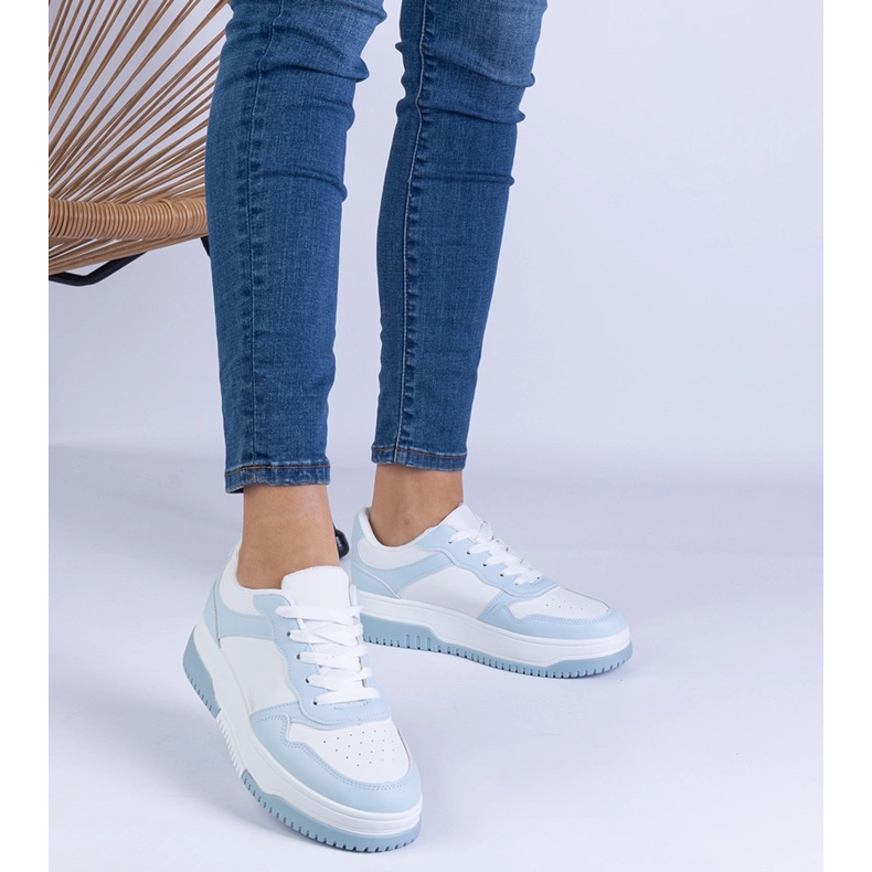 Plave tenisice na gustom potplatu plava 1