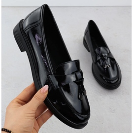 Ženske lakirane cipele Lords Black Potocki SZ12369 crna 1