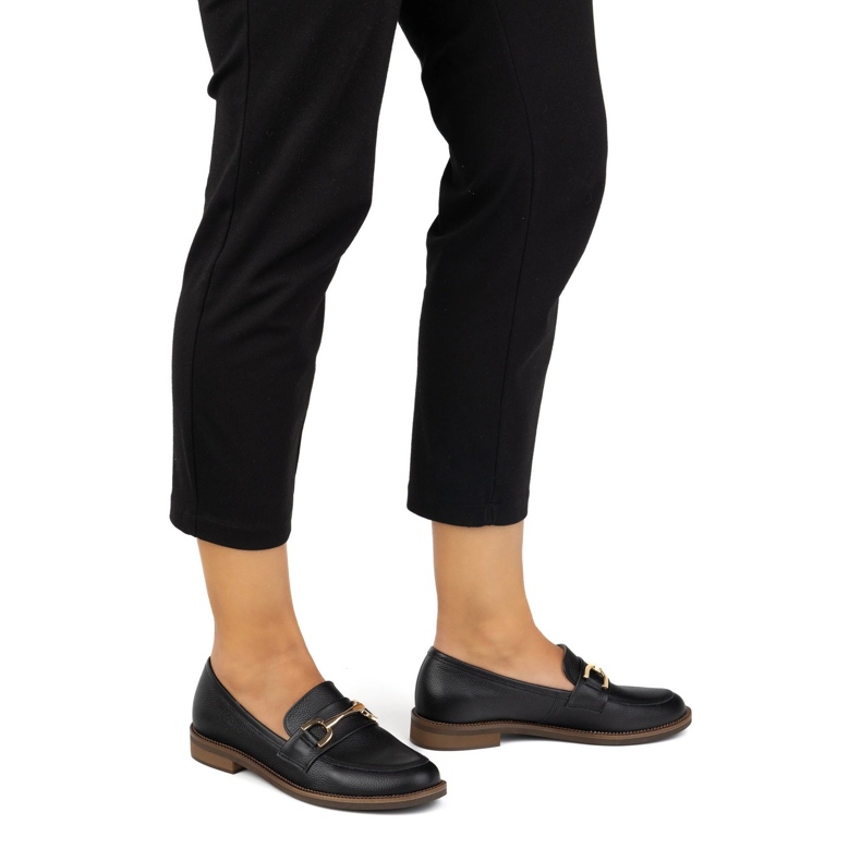 Exquisite Ženske kožne pumpe 1510ex crne crno 1