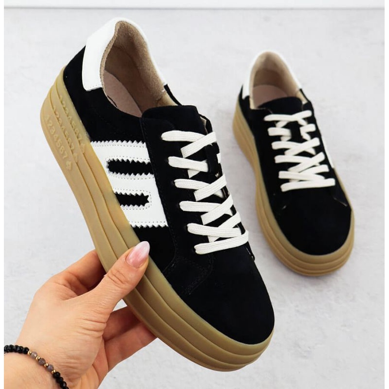 Cipele na platformi Filippo Paw589 crna 1