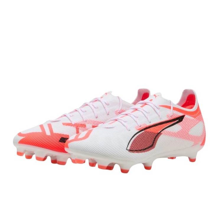 Puma Ultra 5 Pro FG/AG 108161 01 Bijele nogometne cipele bijela 1