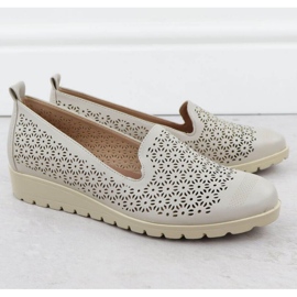 M.Daszyński Cipele na M. Daszyński MR1628-20 u cvijeću siva 2