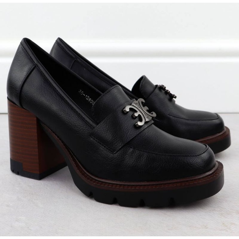 Moccasin cipele na Potocki Posti u SZ12403 WOL287 crno 2