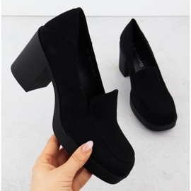 Potocki istaknute cipele u SZ12547 WOL288A crna 1