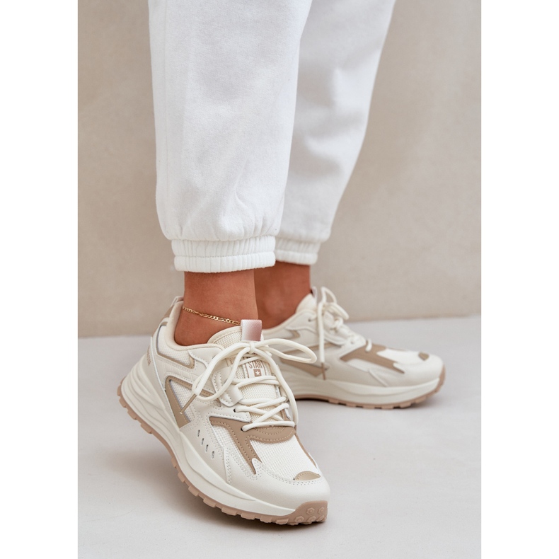 Ženske sportske cipele Big Star NN274A096 Hi-Polish Beige sustav bež 2