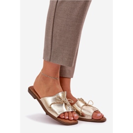 Ravni potplatnici s ukrasnim zlatnim lukom 1