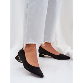 Pumpe s niskim potpeticama i šiljastim nožnim prstima crne crno 2