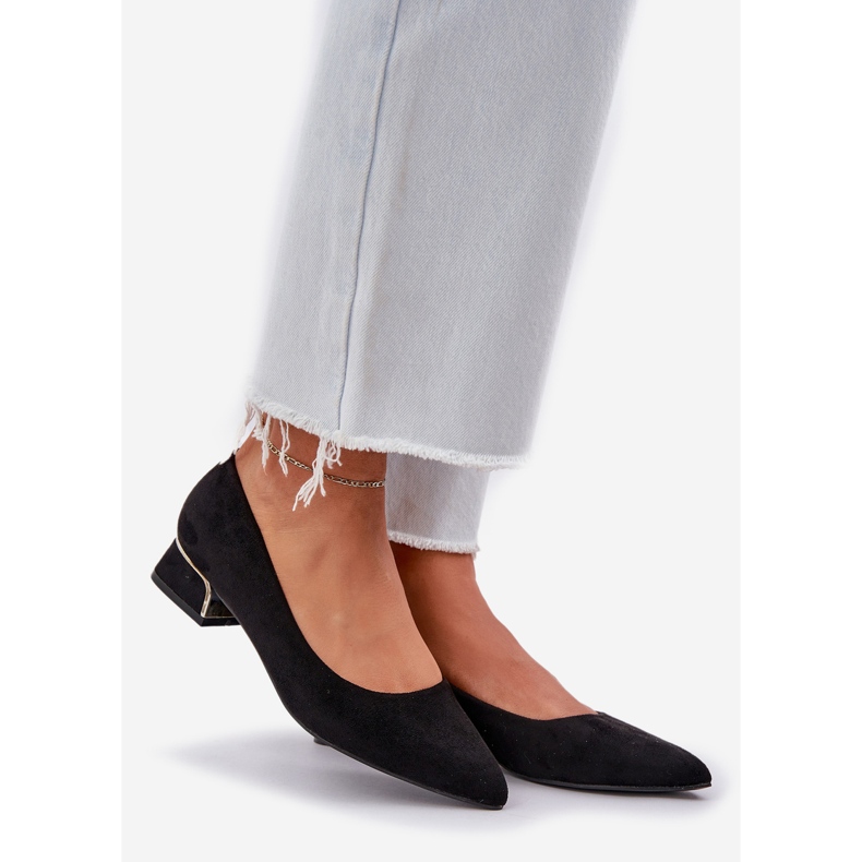 Pumpe s niskim potpeticama i šiljastim nožnim prstima crne crna 1