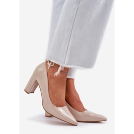 Seastar Obojene pumpe na petama bež 1