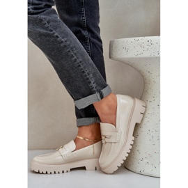 Oslikane ženske natikače s igle bež medvjeda 2