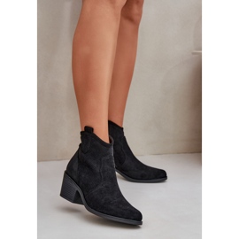 Kaubojske čizme za eko antilop Oliazowe S.Barski HY51-061 Black crno 2