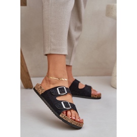 Materijal lepršavi na loptu s crnim stezaljkama s crnim stezaljkama crna 2