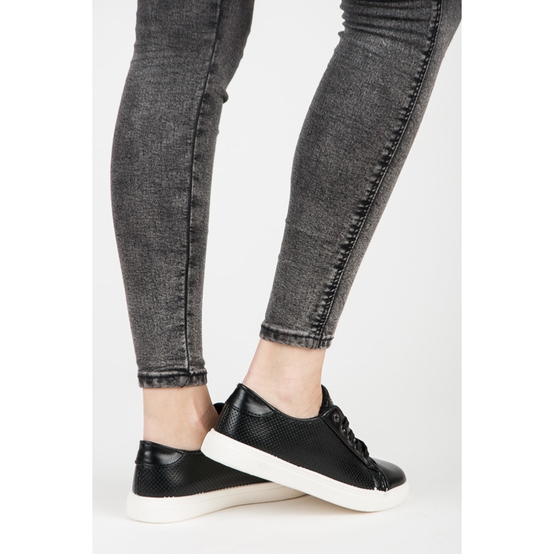 Ažurne tenisice crna 1