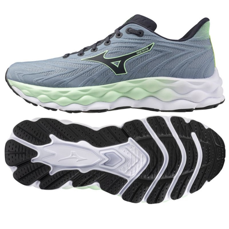 Cipele za trčanje Mizuno Wave Sky 8 J1GC240251 Grey siva 1