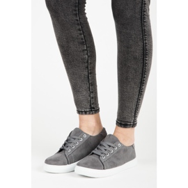 Ažur tenisice siva 1